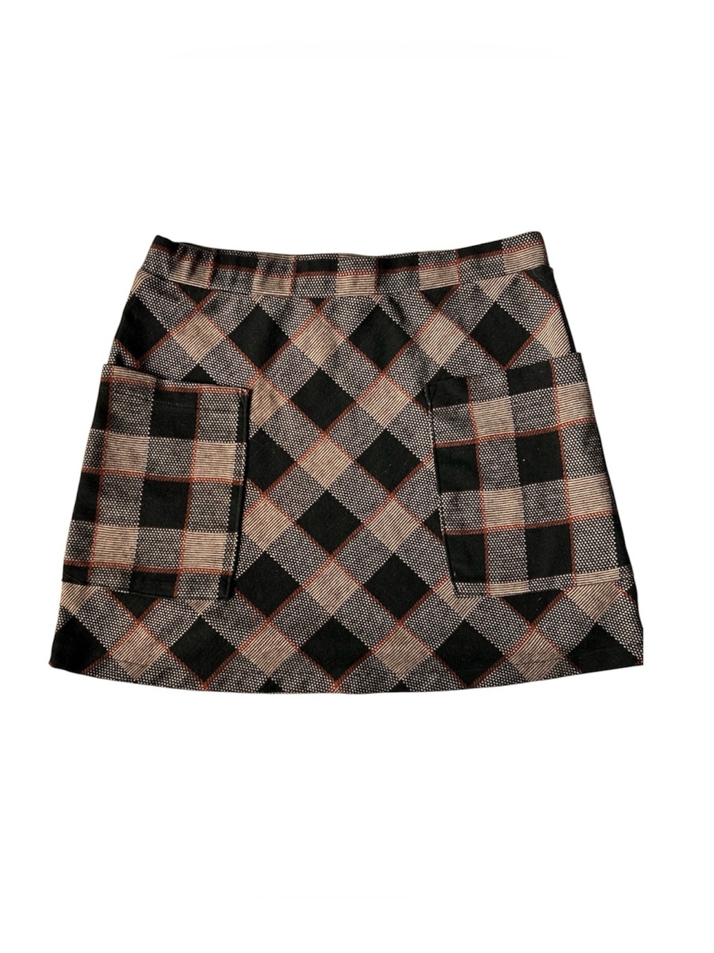 Kirious LA dark academia plaid mini skirt S